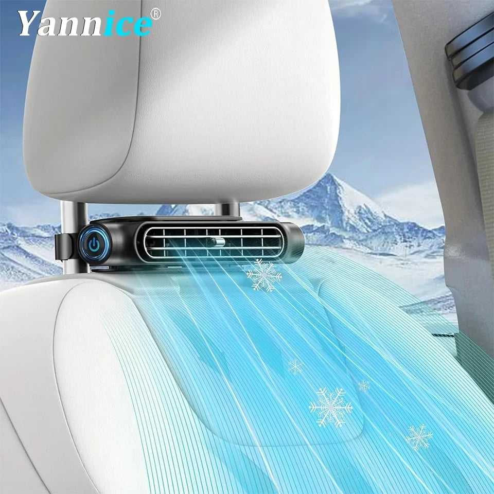 3-Speed USB Car Seat Fan